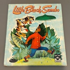 Little Black Sambo Hardcover 1961 Top Top Tales Book Whitman VTG Collectible EUC